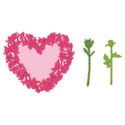 Budget 💯 Heartfelt Creations Budding Rose Heart Die 🌟