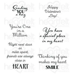 Top 10 🔔 Heartfelt Creations Friendship Sentiments Cling Stamp Set 🛒
