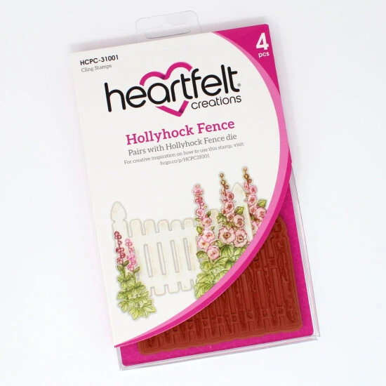 Deals ๐งจ Heartfelt Creations Hollyhock Fence Cling Stamp Set ๐ 4 Deals ๐งจ Heartfelt Creations Hollyhock Fence Cling Stamp Set ๐ - Image 2