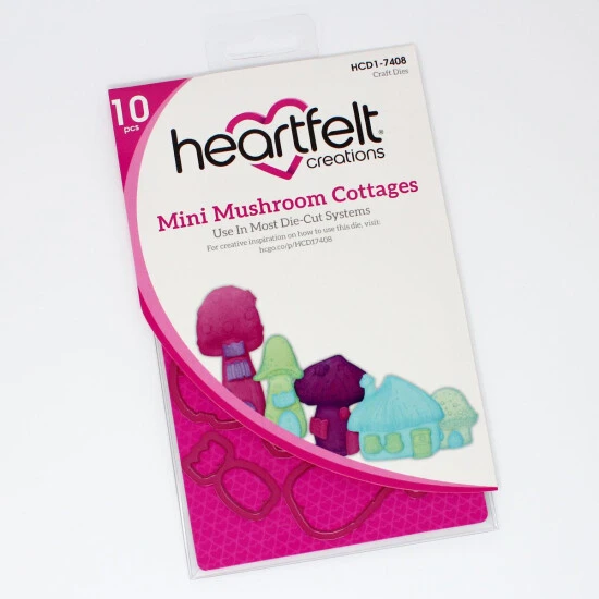 Cheap 🛒 Heartfelt Creations Mini Mushroom Cottages Die 🔥 4 Cheap 🛒 Heartfelt Creations Mini Mushroom Cottages Die 🔥 - Image 2