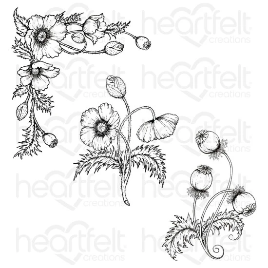 Buy ๐ฅฐ Heartfelt Creations Wild Poppy Accents Cling Stamp Set ๐ 3 Buy ๐ฅฐ Heartfelt Creations Wild Poppy Accents Cling Stamp Set ๐