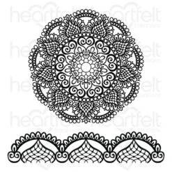 New ๐ Heartfelt Creations Elegant Mosaics Cling Stamp Set ๐ฅฐ