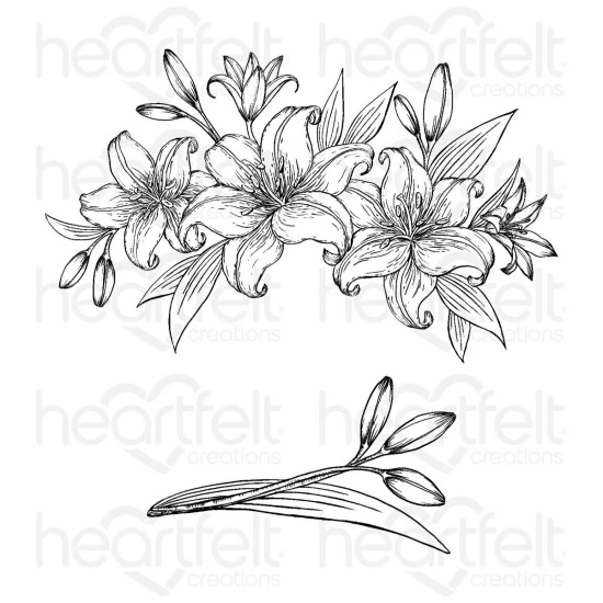 Best Pirce โค๏ธ Heartfelt Creations Garden Lily Bouquet & Buds Cling Stamp Set ๐คฉ 3 Best Pirce โค๏ธ Heartfelt Creations Garden Lily Bouquet & Buds Cling Stamp Set ๐คฉ