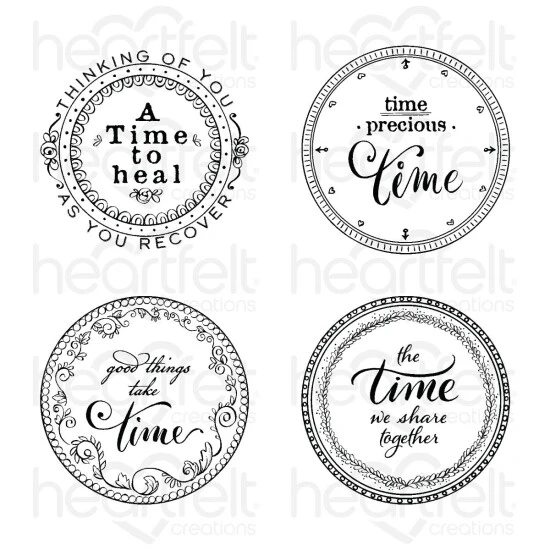Deals ๐ Heartfelt Creations Timepiece Sentiments Cling Stamp Set ๐งจ 3 Deals ๐ Heartfelt Creations Timepiece Sentiments Cling Stamp Set ๐งจ