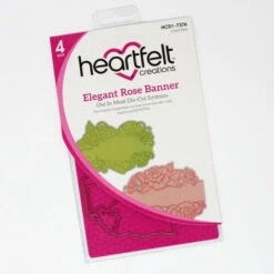New 🔔 Heartfelt Creations Elegant Rose Banner Die 😍 -Heartfelt Creations Sales Shop unnamed file 473
