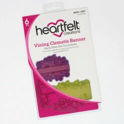 Promo ✨ Heartfelt Creations Vining Clematis Banner Die ⌛ -Heartfelt Creations Sales Shop unnamed file 476