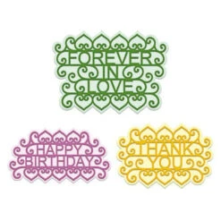 Budget 🌟 Heartfelt Creations Ironwork Sentiments Die 🧨