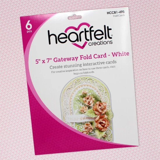 Promo ๐ Heartfelt Creations 5x7 Gateway Fold Card - White ๐ฏ 4 Promo ๐ Heartfelt Creations 5x7 Gateway Fold Card - White ๐ฏ - Image 2
