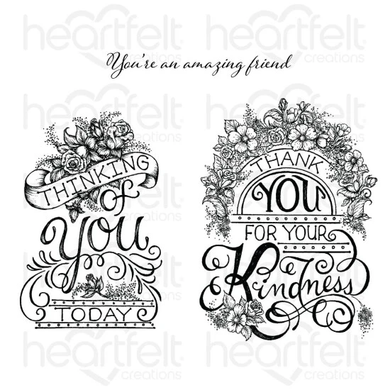 New π Heartfelt Creations Elegant Gateway Sentiments Cling Stamp Set π 3 New π Heartfelt Creations Elegant Gateway Sentiments Cling Stamp Set π