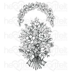 Best Sale 🥰 Heartfelt Creations Sweet Magnolia Bouquet Cling Stamp Set 🥰