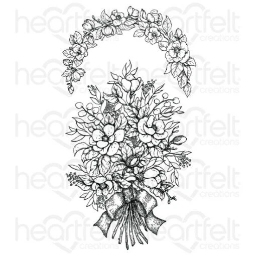 Best Sale 🥰 Heartfelt Creations Sweet Magnolia Bouquet Cling Stamp Set 🥰 -Heartfelt Creations Sales Shop unnamed file 822