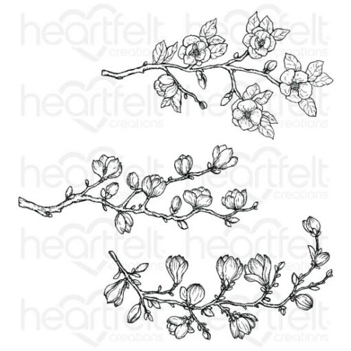 Best Pirce 😍 Heartfelt Creations Sweet Magnolia Buds Cling Stamp Set 🤩 -Heartfelt Creations Sales Shop unnamed file 825