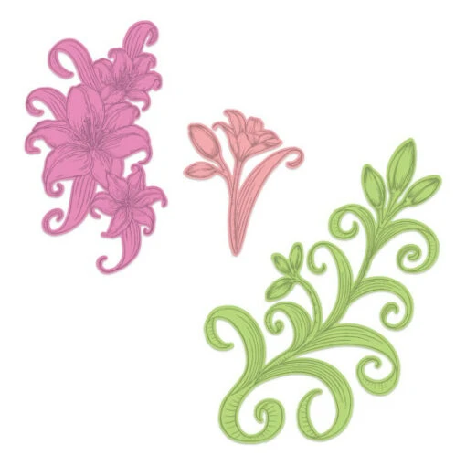 Outlet 🥰 Heartfelt Creations Garden Lily Spray & Fillers Die 🎉 -Heartfelt Creations Sales Shop unnamed file 828