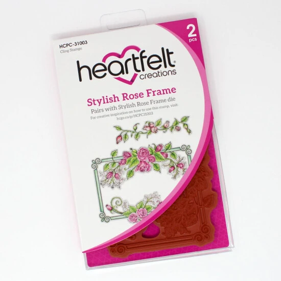 Wholesale π Heartfelt Creations Stylish Rose Frame Cling Stamp Set β¨ 4 Wholesale π Heartfelt Creations Stylish Rose Frame Cling Stamp Set β¨ - Image 2